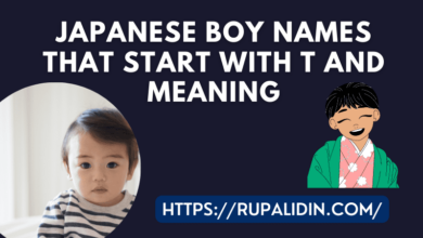 Japanese Boy Names That Start With T And Meaning
