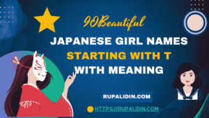 Modern Japanese Girl Names Starting With T with meaning