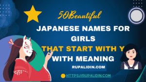 Japanese Names For Girls That Start With Y With Meanings